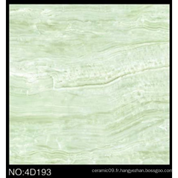 Carreaux de plancher vert en porcelaine poli brillant jet d&#39;encre à jet d&#39;encre numérique 3D